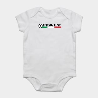 Italy Football Fan. Italy Soccer Design Baby Bodysuit